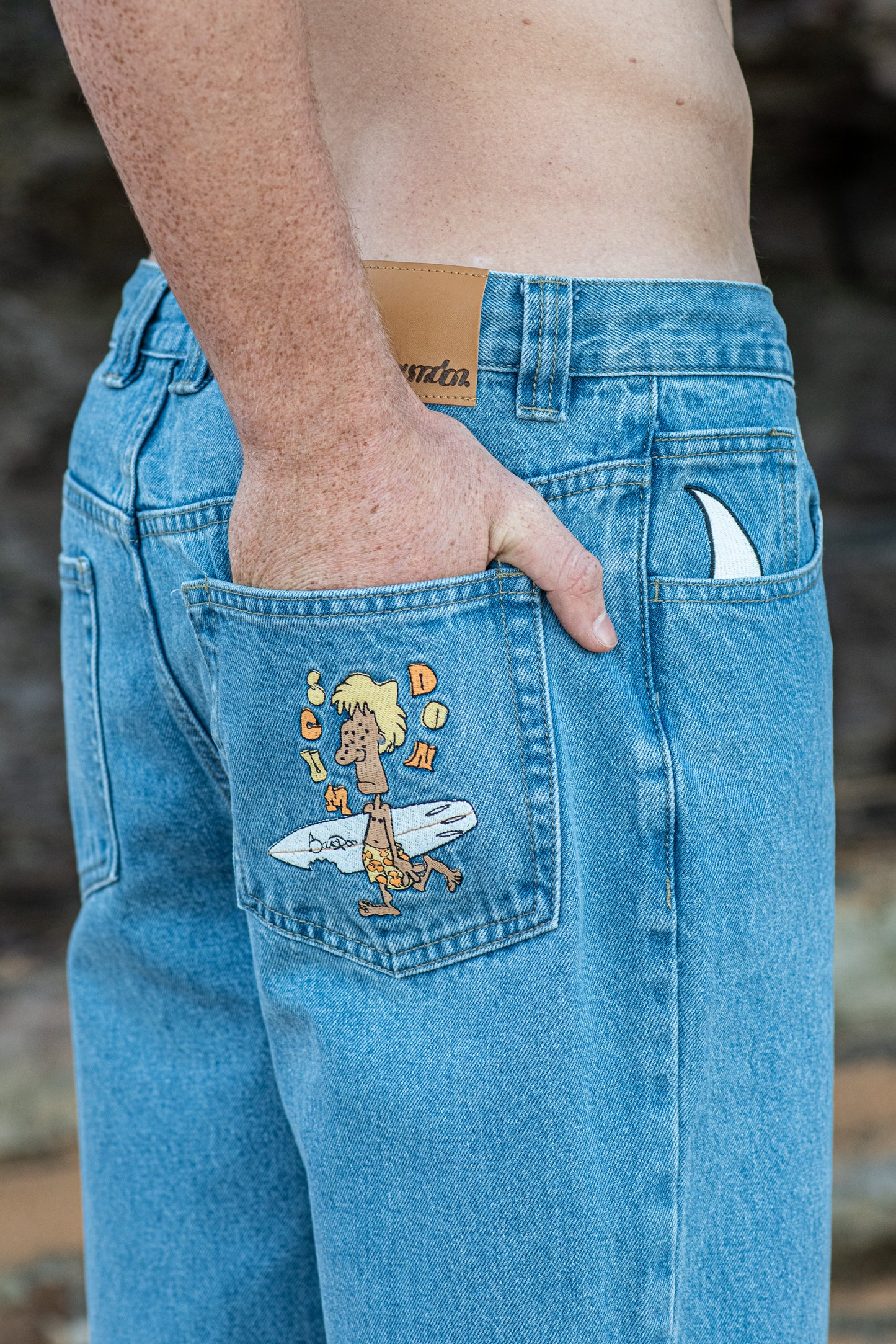 True Blue Jeans // Mid-Blue