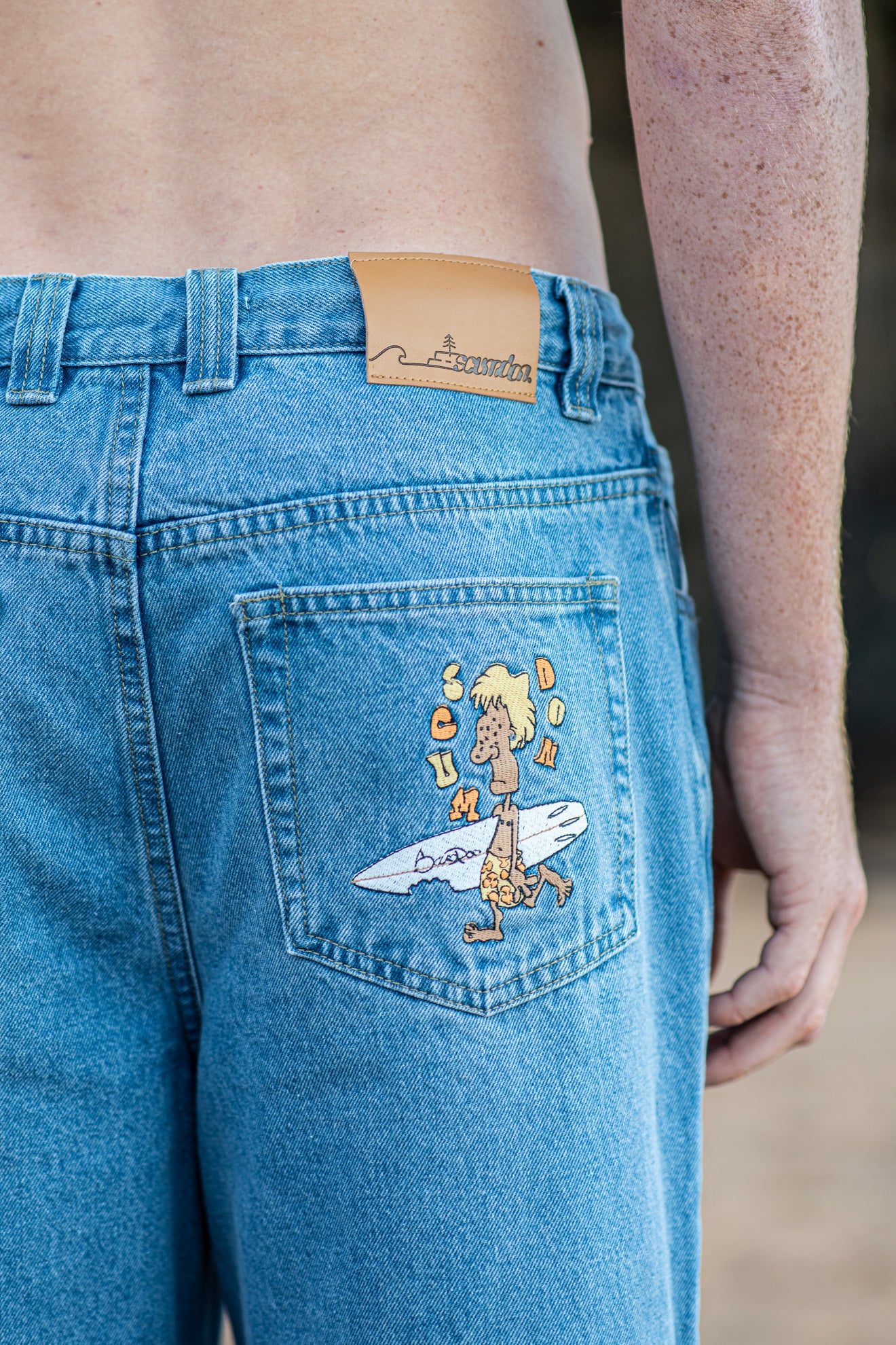 True Blue Jorts // Mid Blue