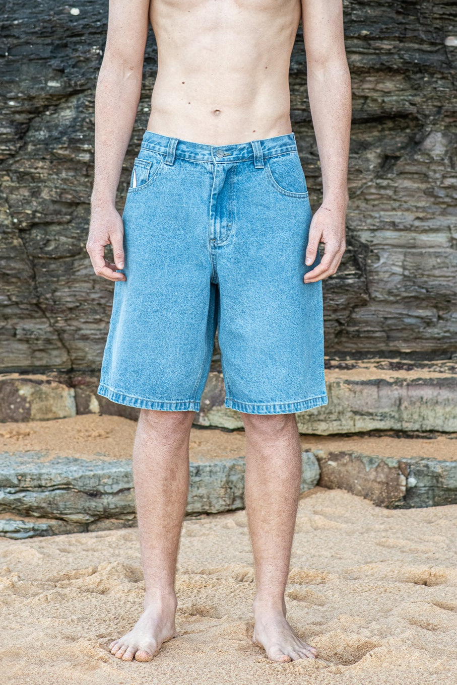 True Blue Jorts // Mid Blue