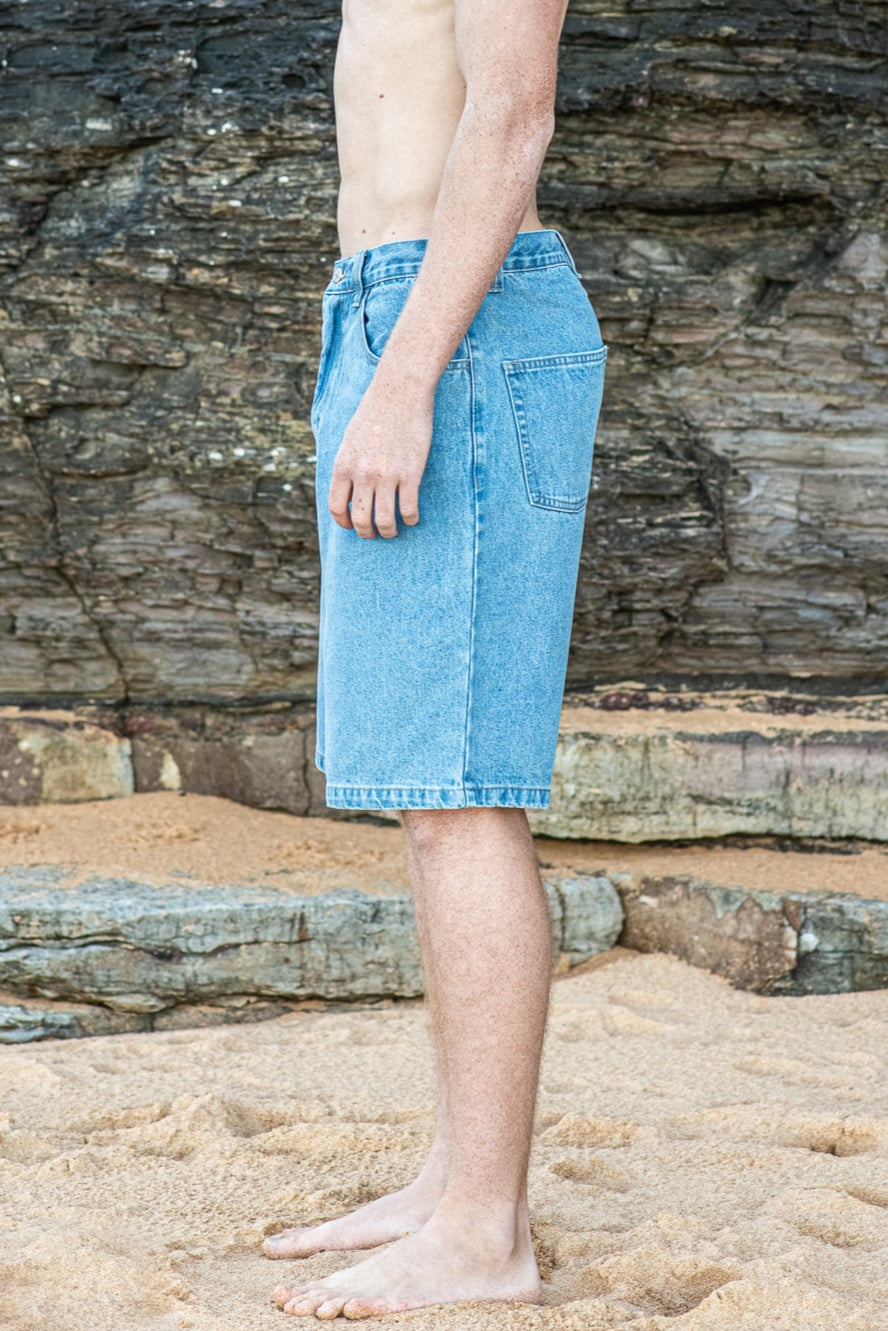 True Blue Jorts // Mid Blue