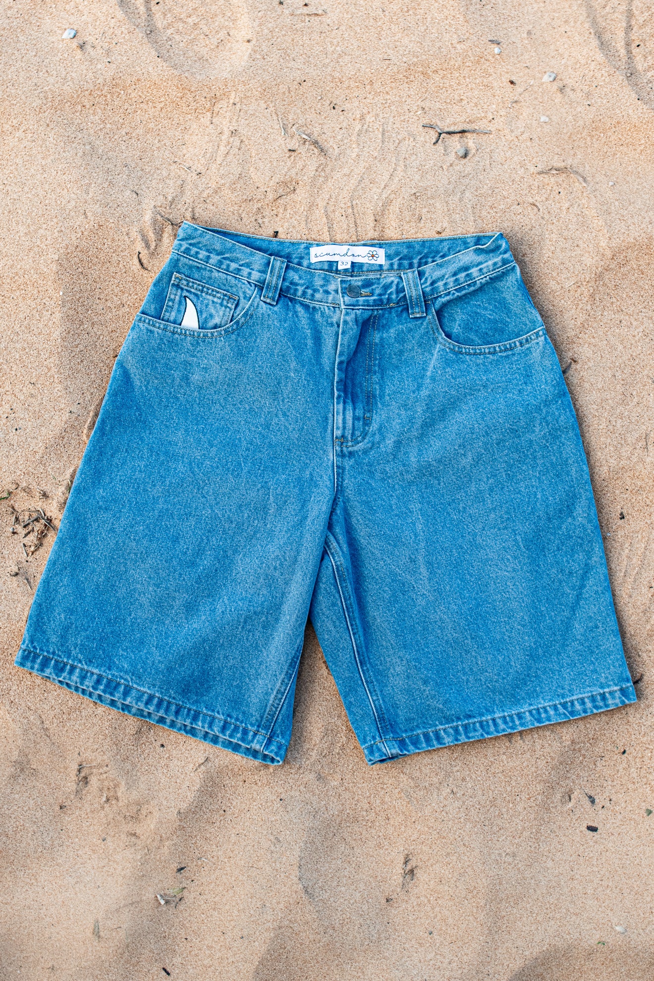True Blue Jorts // Mid Blue