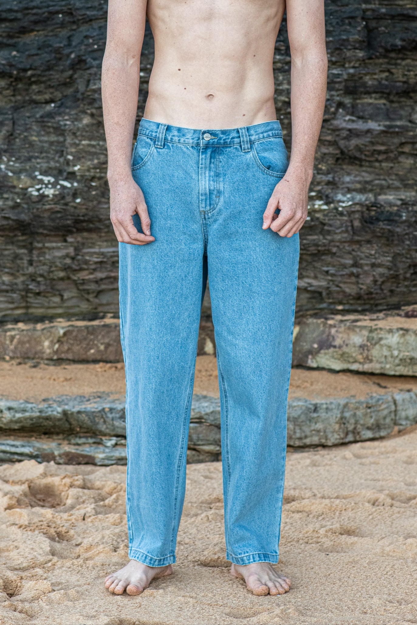 True Blue Jeans // Mid-Blue