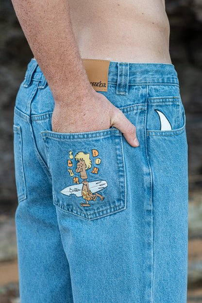 True Blue Jeans // Mid-Blue