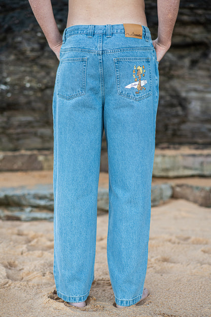 True Blue Jeans // Mid-Blue